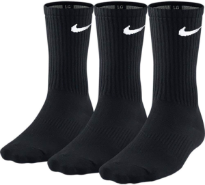 Nike Unisex Training Socks 3 Pairs Lightweight Crew