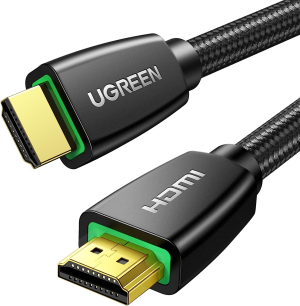 UGREEN 4K HDMI Cable 3M, HDMI 2.0 Braided Cord 18Gbps High Speed with Ethernet Support 4K@60Hz HDCP 2.2 ARC 3D Compatible with UHD TV, Monitor, Soundbar, Computer, Xbox 360, PS5, PS4, Switch, Blu-Ray