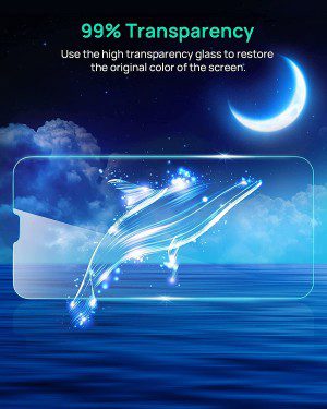 [3 Pack] T Tersely Screen Protector for Iphone 14 Pro (6.1 Inch), Tempered Glass with Installation Alignment Frame,Case Friendly