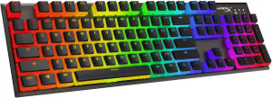 Hyperx Pudding Keycaps – Full Key Set – PBT – Black – English (US) Layout – 104 Key, Backlit, OEM Profile