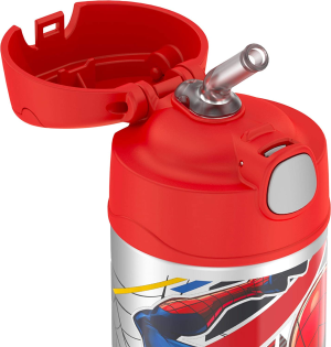 Thermos Funtainer Vacuum Insulated Drink Bottle, Spiderman, F40120SP6AUS