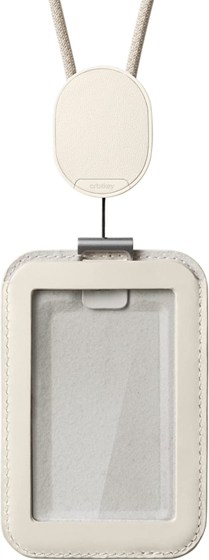 Orbitkey ID Card Holder Pro with Lanyard – Stone