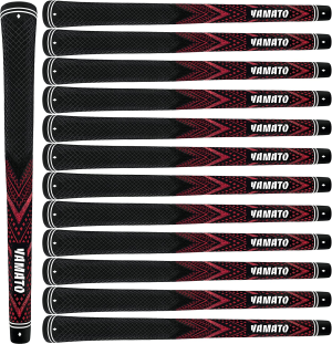 Yamato Innovative Golf Grips 13 Pack Midsize/Standardsize Golf Club Grips, All-Weather Firm Control and High Performance Grips Provides Superior Comfort and Responsiveness,4 Colors Available