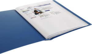 Avery Navy Insert Cover Display Book, 40 Pockets (47935)