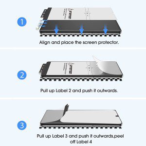 (2 Pack) Amfilm Elastic Skin Screen Protector for Google Pixel 7 Pro 5G 6.7 Inch, Fingerprint ID Compatible, with Easy Installation Alignment Tool, HD Clear, TPU Film Full Coverage