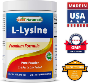 Best Naturals Lysine Powder, 1 Pound – 100% Pure