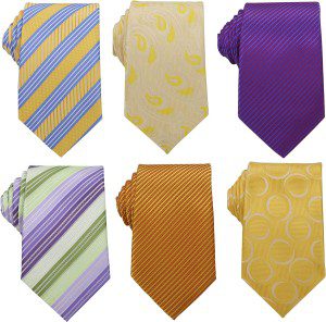 Weishang Men’S Lot Silk Tie Necktie Woven Jacquard Neck Ties