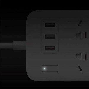 Xiao Mi Power Strip International Travel Powerboard with USB Ports (6 Outlet 3 USB)