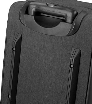 Solo New York Leroy Carry-On Wheeled Duffle Bag, 49L Capacity, Grey, 22 Inch, Grey, 22 Inch, Leroy Carry-On Wheeled Duffle Bag, 49L Capacity