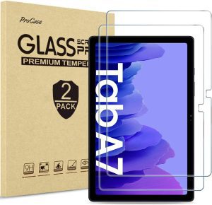 [2 Pack] Procase Galaxy Tab A7 10.4 Screen Protector 2022 2020 (SM-T503/T500/T505/T507), Tempered Glass Screen Film Guard for 10.4 Inch Galaxy Tab A7 Tablet