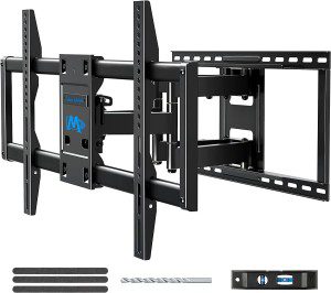 Mounting Dream TV Wall Mount TV Bracket for Most 42-90 Inch TV, UL Listed Full Motion TV Mount with Articulating Arms, Max VESA 800X400Mm 132 Lbs. Loading, Fits 16″, 18″, 24″ Studs MD2298-XL-04