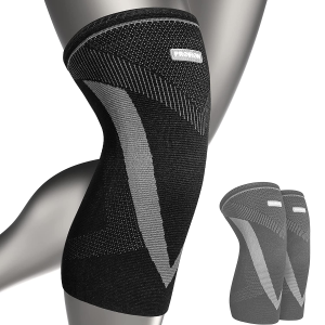 PROIRON Knee Brace, 2 Pack Knee Compression Sleeve Knee Support V-Shape (Pressurized Leg) for Meniscus Tear, Running, Weightlifting, Workout, ACL, Arthritis, Joint Pain Relief – XXL