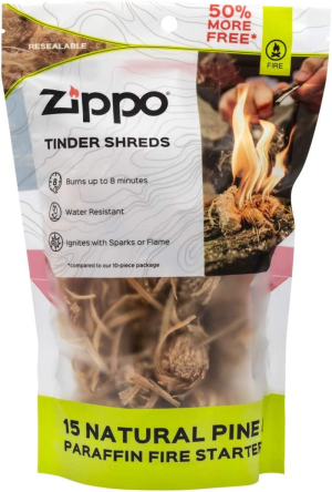 Zippo Outdoors Tinder Shreds