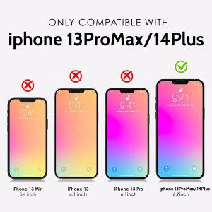 [3 Pack] T Tersely Glass Screen Protector for Iphone 14 Plus/Iphone 13 Pro Max [6.7 Inch] with Installation Alignment Frame, Tempered Glass Case Friendly Screen Protector Film