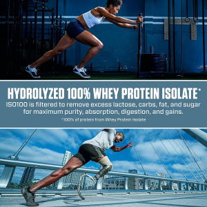 Dymatize ISO100 100% Hydrolyzed Whey Protein Isolate, Gourmet Chocolate – 2.3Kg