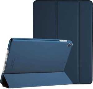 Procase Ipad 10.2 Case 9Th Gen 2021/ Ipad 8Th Gen 2020/ 7Th Gen 2019, Slim Stand Hard Back Shell Protective Smart Cover Case for 10.2 Inch Ipad 9/8/7 -Navy