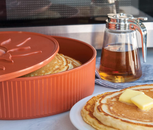 Nordic Ware Microwave Tortilla Warmer, 10-Inch Orange