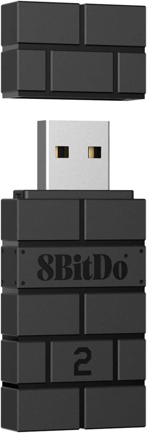 8Bitdo Wireless USB Controller Adapter for Switch, Switch OLED, Windows PC, Mac and Raspberry Pi