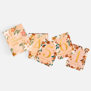 Fox & Fallow Baby Milestone Cards, Floral
