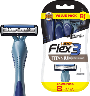 BIC Flex 3 Disposable Men’S Razors – Pack of 4