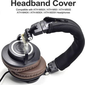 Headphone Protector Headband Fabric for Audio Technica M30 M40 M50 M50X M50S M40X Headphone