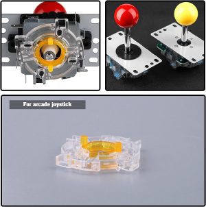 SING F LTD 2Pcs GT-Y Octagonal Restrictor Gate Replacement Compatible with Sanwa JLF Series JLF TP 8YT (SK) JLF TP 8Y (SK) JLF TP 8S (SK) Plastic