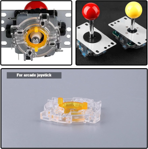 SING F LTD 2Pcs GT-Y Round Restrictor Gate Replacement Compatible with Sanwa JLF Series JLF TP 8YT (SK) JLF TP 8Y (SK) JLF TP 8S (SK) Plastic