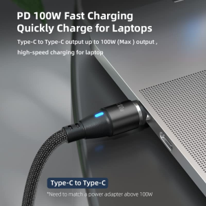 BIG+ 100W USB C to USB C Magnetic Charging Cable [2 Pack] 6In1 PD Fast Charging Nylon Braided Data Cable, USB A/C to Type C, I-Products and Micro USB