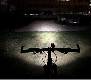 Hakea Super Bright Headlight -1000 Lumens USB Rechargeable Front Bike Light – 2400Mah Battery Bicycle Light – Flashlight with 3 Modes – Waterproof Cycle Light – 360 Rotatable – Portable Phone Charger