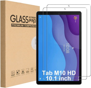 [2 Pack]T Tersely Screen Protector for Lenovo Tab M10 HD 2Nd Gen (10.1 Inch TB-X306X TB-X306F), Premium 9H Hardness HD Case-Friendly Tempered-Glass Film Screen Protector