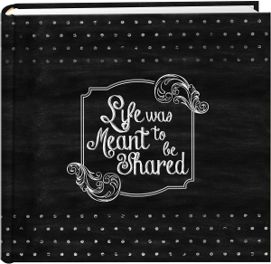 Chalkboard 200 Pkt 4X6 Photo Album, Smile