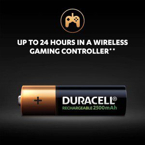 Duracell Rechargeable AA Nimh 2500Mah Battery (4 Pcs)