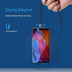 T Tersely Magnetic Charger Cable, 2In1 QC3.0 Quick Charge 1M USB Cable Micro USB Type C Charging for Samsung Galaxy Fold/Flip 4 3, S22 S21 S20 Note 20 Ultra/Plus, Google Pixel 6A/6/7 Pro