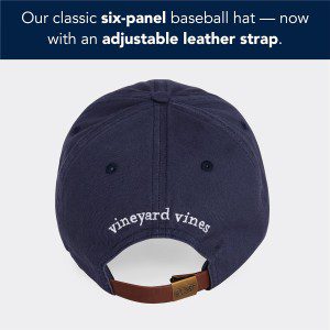 Vineyard Vines Men’S Whale Logo Baseball Hat