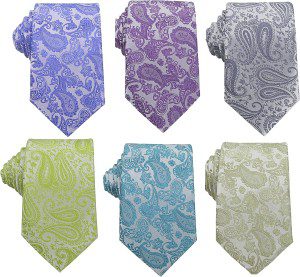 Weishang Men’S Lot Silk Tie Necktie Woven Jacquard Neck Ties