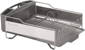 Kitchenaid KNS896BXGRA Full Size Dish Rack, Light Grey