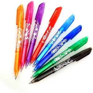 Erasable Gel Pens – 8 Pack Assorted Color Inks Pens 0.5Mm Fine Point Rolling Ball Pen,Gel Ink Rollerball Pens for Kid Students Adults