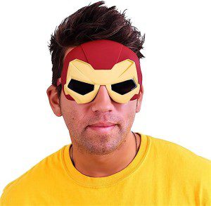 Sun Staches Iron Man Big Characters Eye Mask