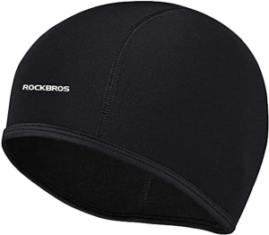 ROCKBROS Men’S Winter Cycling Skull Cap Helmet Liner Windproof Warm Fleece Thermal Hat