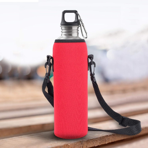 Water Bottle Bag Water Bottle Case Thermal Holder Bag Protect Bottle from Being Scratched for Various Kinds of Bottles(Red)