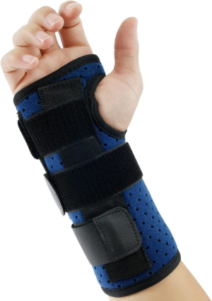 Fxvhojq Wrist Brace for Carpal Tunnel Relief Support – Adjustable Wrist Support Splint, Maximum Support Hand Brace with 3 Stays for Women Men Tendonitis Arthritis Pain Relief Stabilizer for Sports