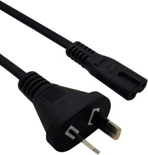 2 Pin Core Figure 8 IEC-C7 AC Power Cord Cable Lead AU Plug 1M (3.3Ft) Notebook, Laptop, Monitor, Camera, Charger, Printer, PS4, PS5 Etc