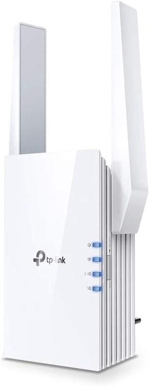 Tp-Link AX1800 Wi-Fi Range Extender – Internet Booster, Wi-Fi 6, Dual Band up to 1.8Gbps Speed, AP Mode W/Gigabit Port, APP Setup, Onemesh Compatible (RE605X) AU Version