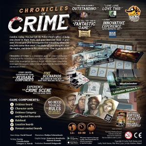 Lucky Duck Games LKY035 Chronicles of Crime Board Game