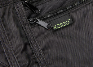 Korjo Ultralight Money Belt, 2 Large Zippered Compartments, Concealed Credit Card Sleeve