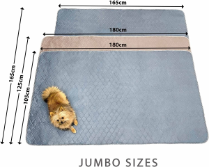 PIPCO PETS – Washable Pee Pad for Dogs, Pets | Absorbent, Leak-Proof Mat | Eco-Friendly, Reusable, Easy Care | Indoor Potty Pad, Puppy Training, Whelping, Incontinence (130 X 130 Cm, Light Mocha)