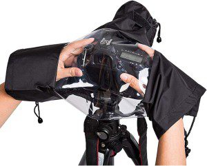 WANBY Waterproof Camera Rain Cover Professional Soft Black Camera Rain Covers for All DSLR SLR Cameras