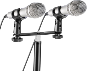 Neewer NW-036 Microphone Bar, Durable Sturdy Steel Microphone Mount Bracket T-Bar with Standard 5/8-Inch Thread Smooth Finish, Suitable for Most Microphones Clips Stands Boom Arms in Studios Showrooms