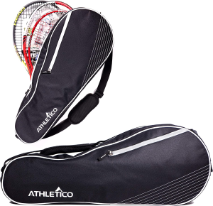 Athletico 3 Racquet Tennis Bag | Padded to Protect Rackets & Lightweight | Professional or Beginner Tennis Players | Unisex Design for Men, Women, Youth and Adults