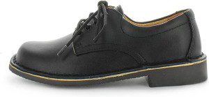 Wilde New School Jezra SNR Leather Flats Oxford Girls Dress Shoes